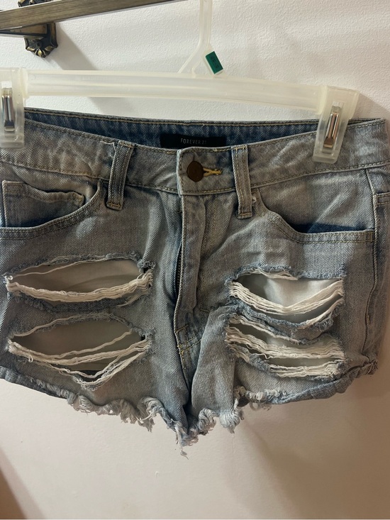 Forever 21 Pants - Forever 21 Women's Distressed Denim Shorts